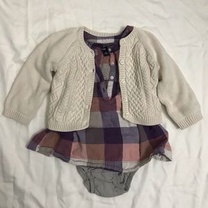Gap Dress/Cardigan Set
